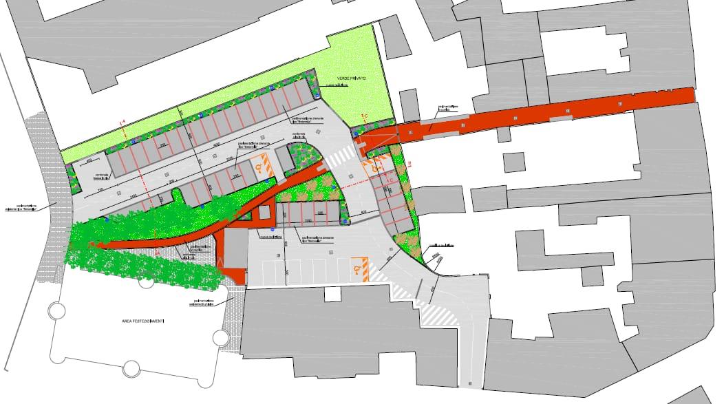 Immagine per Ronchi, il nuovo parcheggio da 35 posti a fianco del parco Excelsior